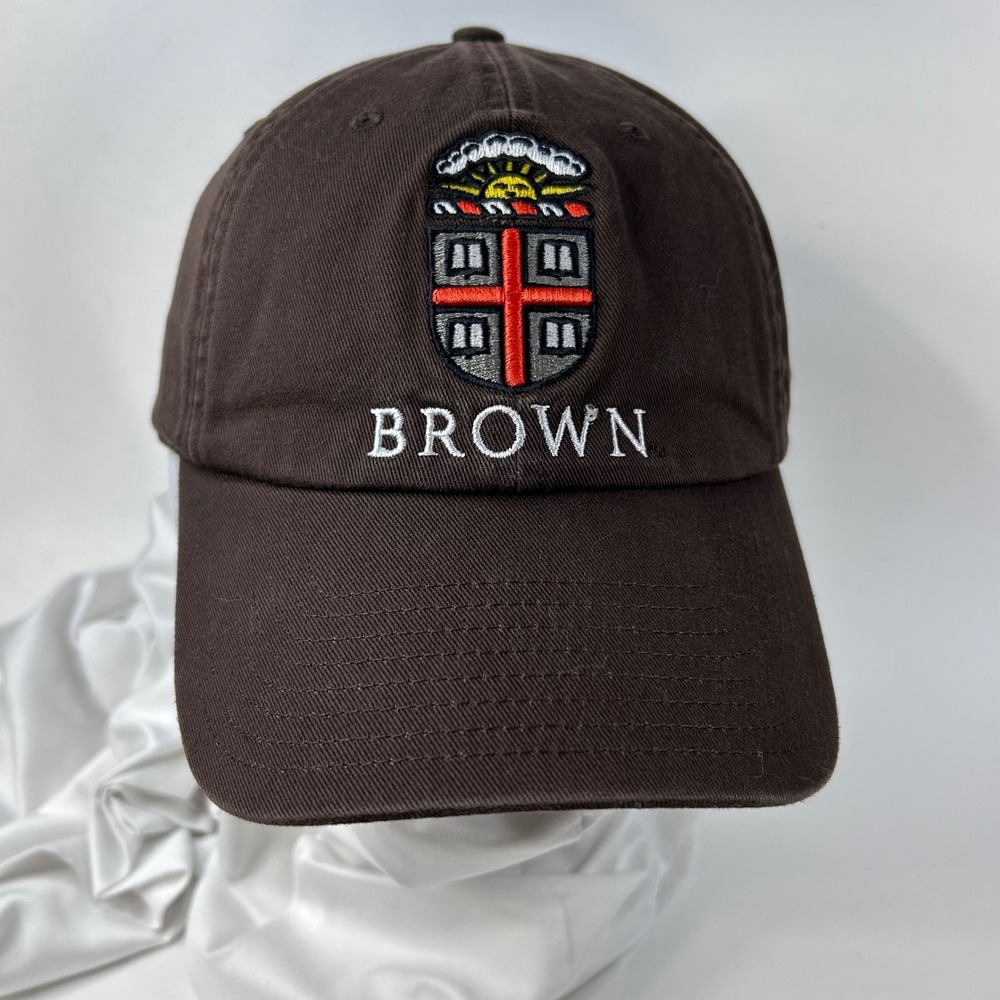 BROWN UNIVERSITY Baseball Cap Mens Brown Cotton Adjustable